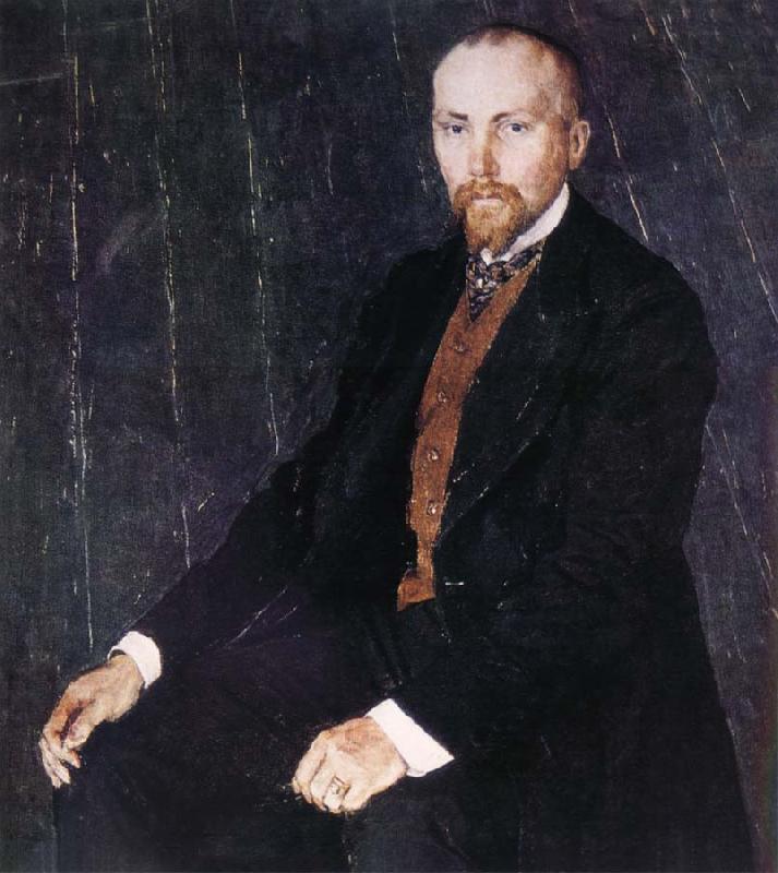 Alexander Yakovlevich GOLOVIN The Portrait of Artist oil painting image